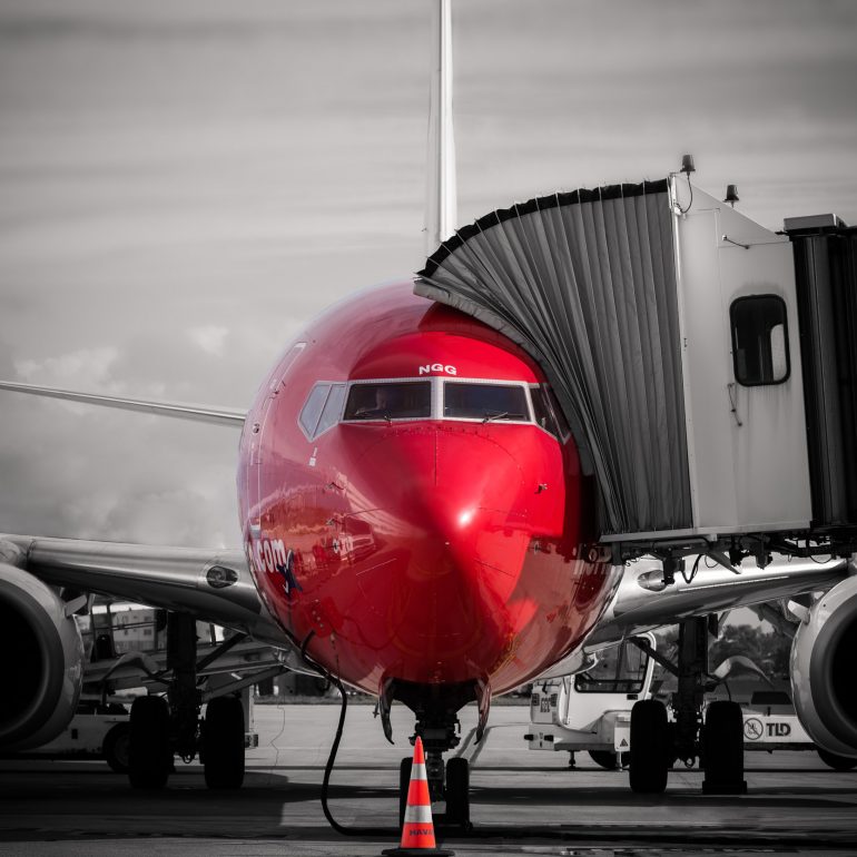 red-aircraft